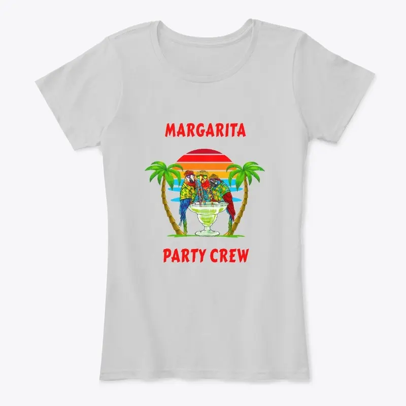 Margarita Party Crew – Parrots Drinking